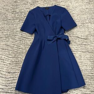 Cos wrap dress in blue size M